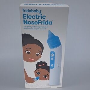 Fridababy Electric NoseFrida Nasal Aspirator Blue White USB Rechargeable Baby